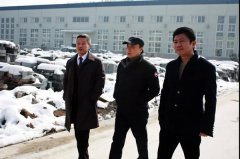 福寿园国际集团组团踏雪来访，浙江J9集团赢盛赞